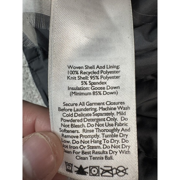 Eddie Bauer Jacket Mens Medium Black StormDown 800 Down Puffer Insulated Zip - Picture 7 of 9